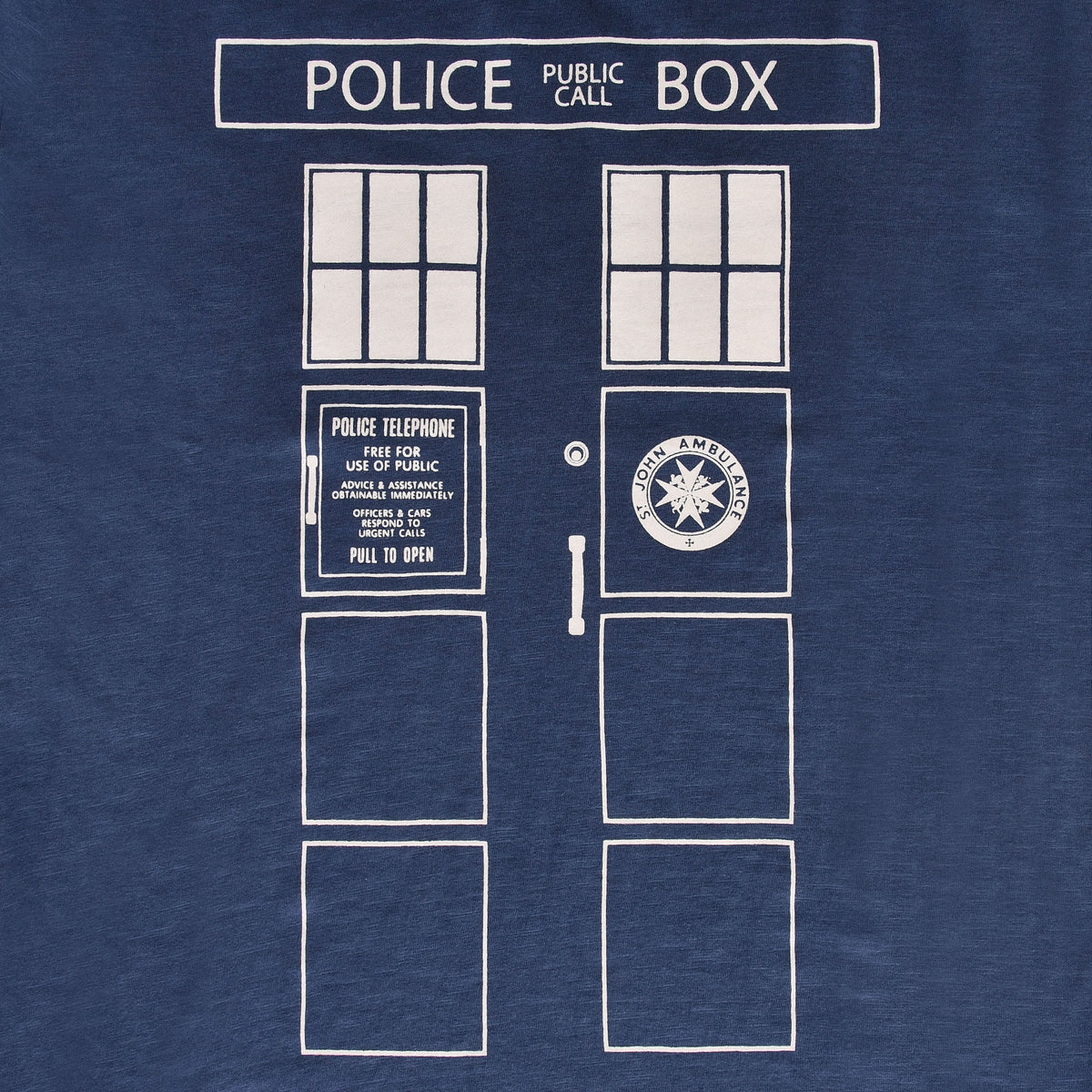 Product image Tardis Police Box T-Shirt blue - Doctor Who