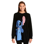 Zdjęcie produktu Lilo & Stitch - Oversize Sweter damski czarny