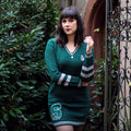 Zdjęcie produktu Harry Potter - Slytherin sweterkowa sukienka zielona