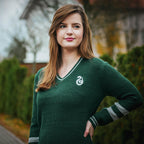 Zdjęcie produktu Harry Potter - Slytherin sweterkowa sukienka zielona