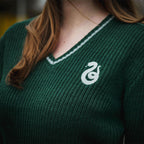 Zdjęcie produktu Harry Potter - Slytherin sweterkowa sukienka zielona