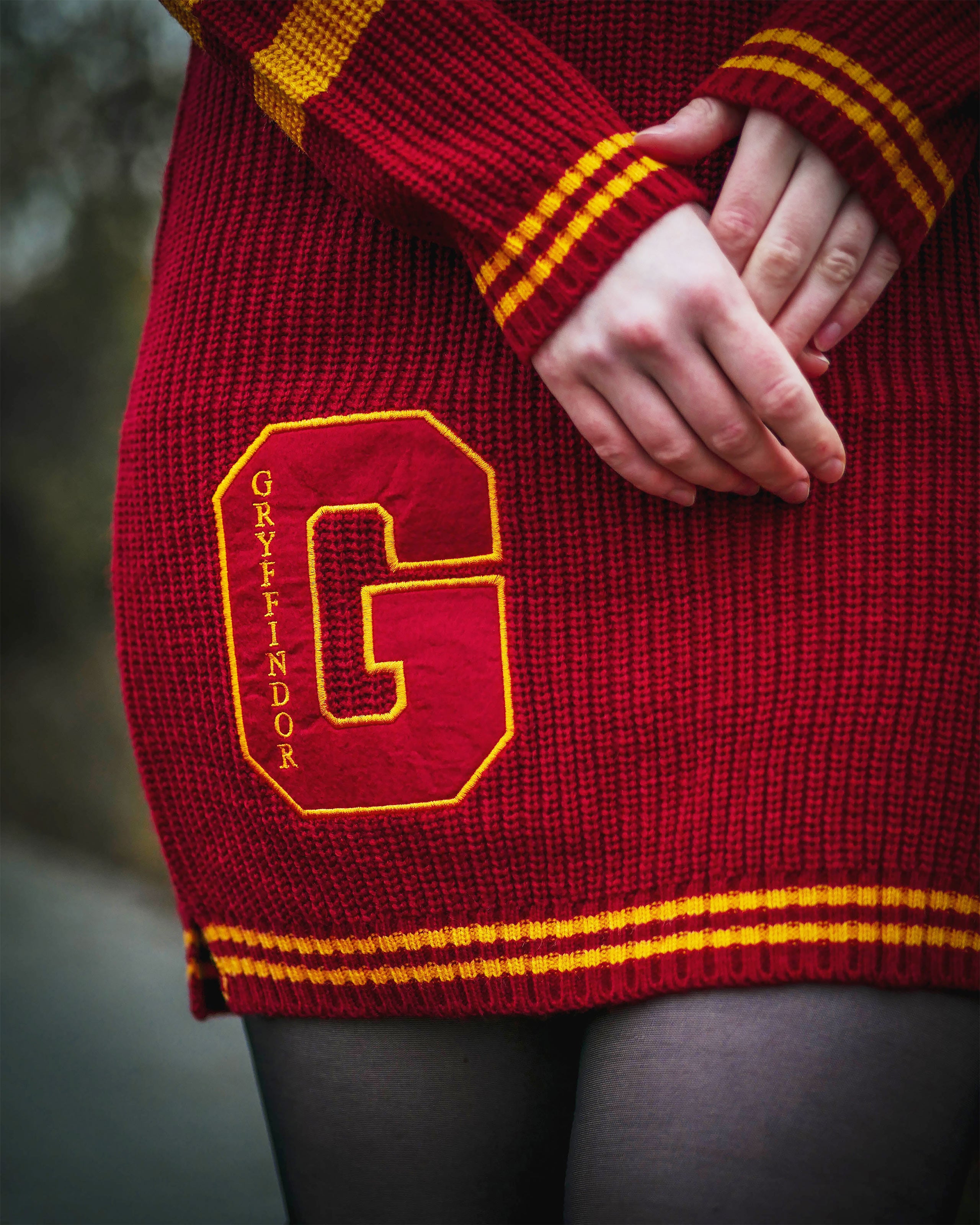 Zdjęcie produktu Harry Potter - Gryffindor Sukienka swetrowa czerwona