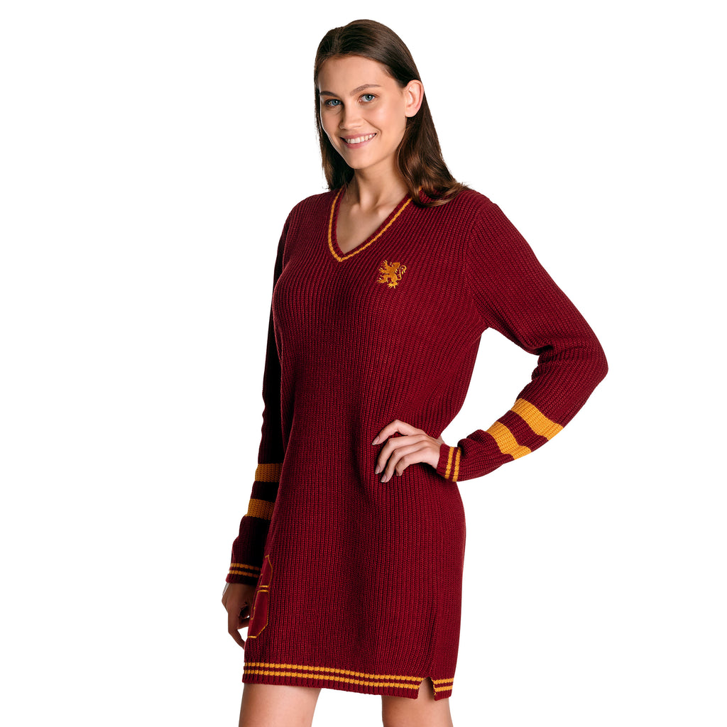 Zdjęcie produktu Harry Potter - Gryffindor Sukienka swetrowa czerwona