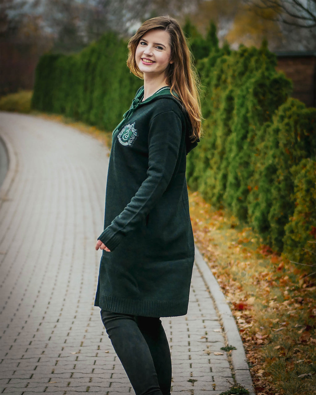 Zdjęcie produktu Harry Potter - Dzianinowa peleryna Slytherin