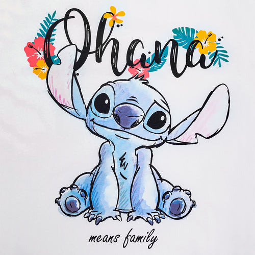 Zdjęcie produktu Lilo & Stitch - Ohana T-Shirt damski biały