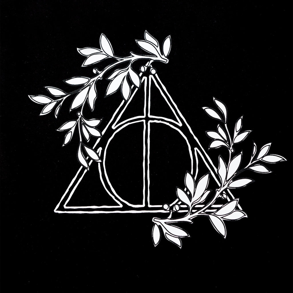 Zdjęcie produktu Krótka piżama z koronką dla kobiet Insygnia Śmierci - Harry Potter