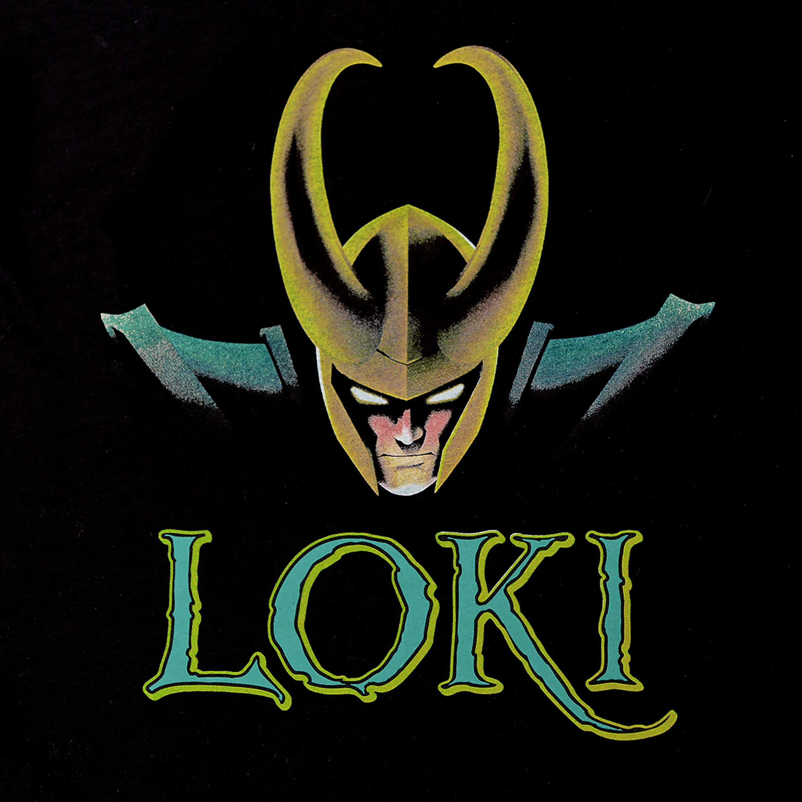 Zdjęcie produktu Loki - Logo Piżama damska krótka z koronką czarna
