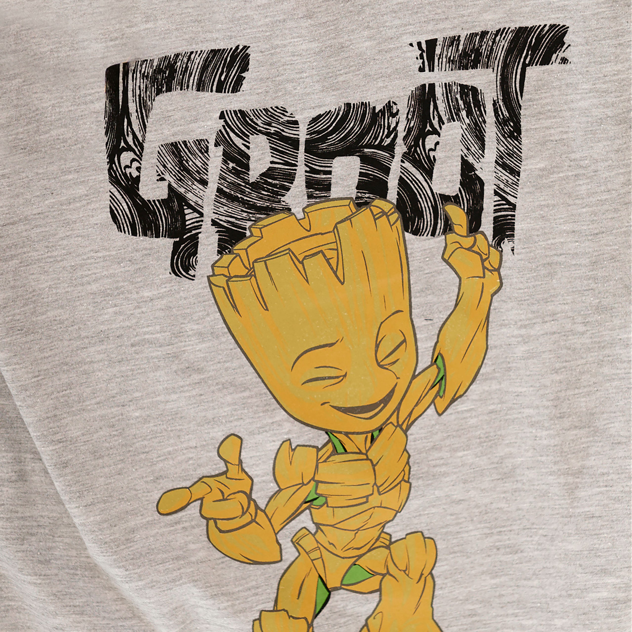 Zdjęcie produktu Dancing Groot Piżama damska krótka z koronką - Strażnicy Galaktyki