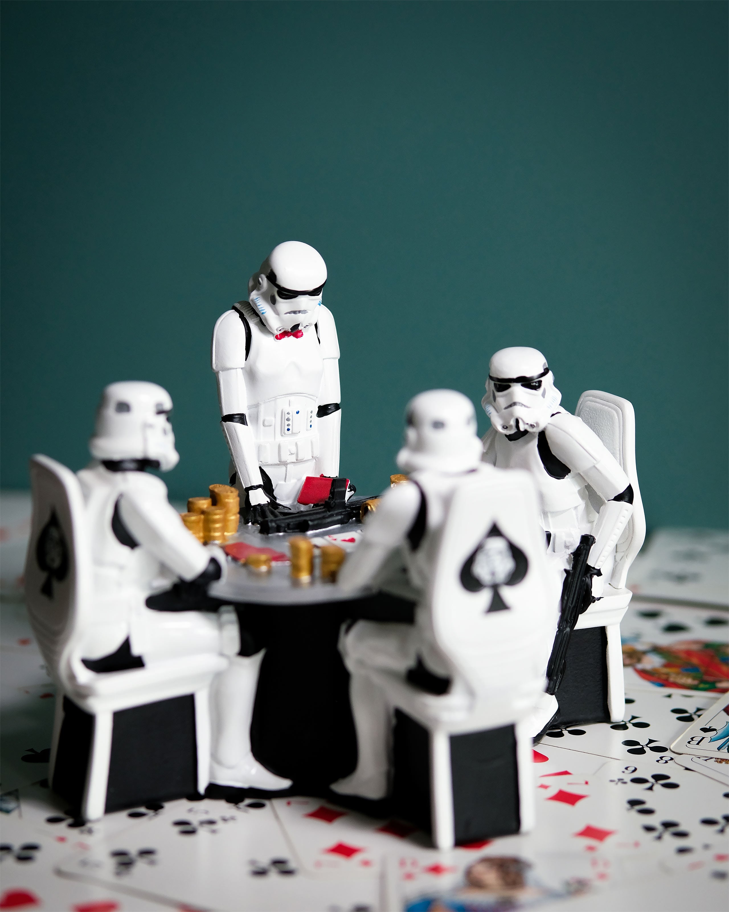 Zdjęcie produktu Oryginalny Stormtrooper Poker Face Diorama
