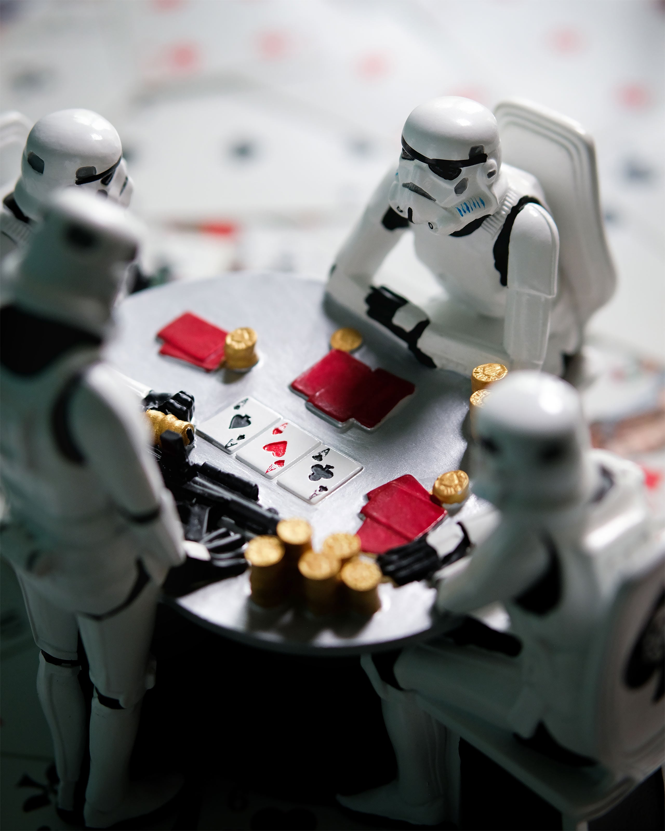 Zdjęcie produktu Oryginalny Stormtrooper Poker Face Diorama