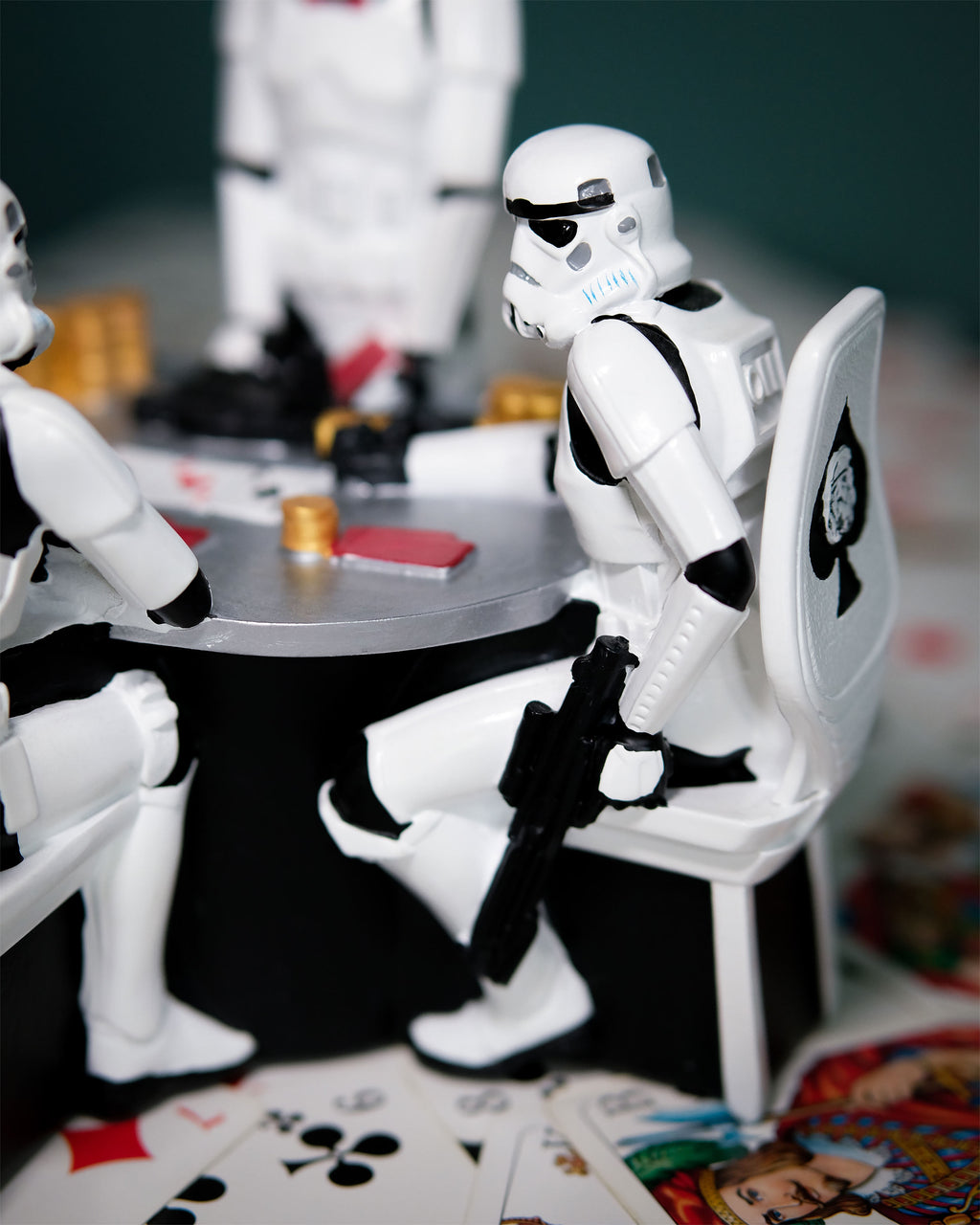 Zdjęcie produktu Oryginalny Stormtrooper Poker Face Diorama