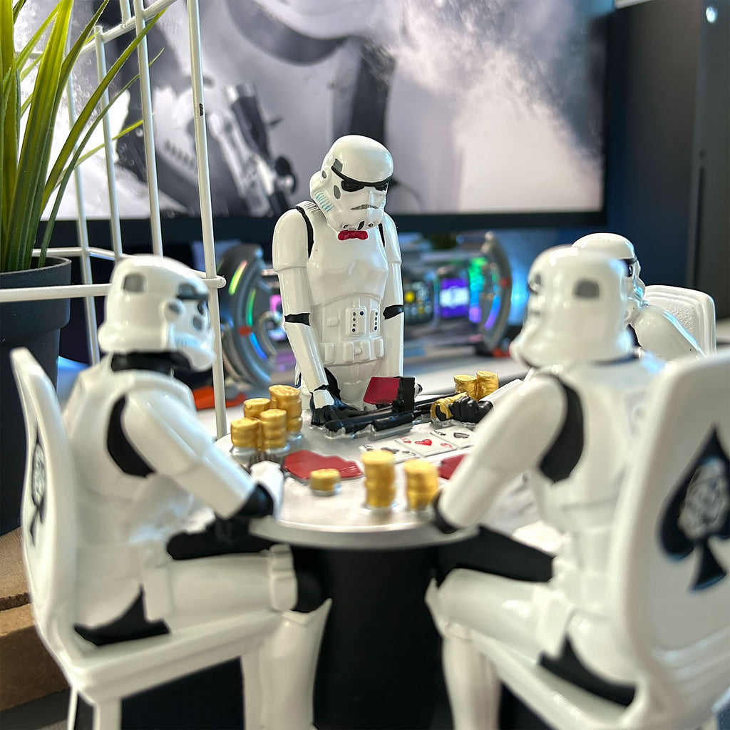 Zdjęcie produktu Oryginalny Stormtrooper Poker Face Diorama