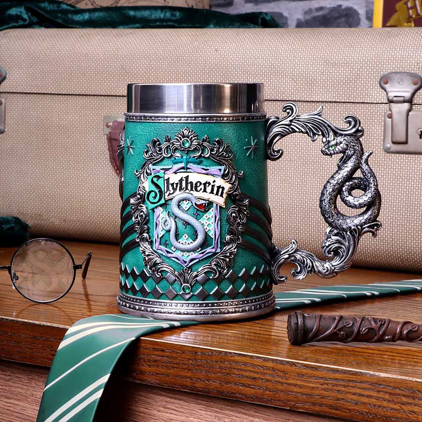 Zdjęcie produktu Harry Potter - Slytherin Logo Kufel deluxe