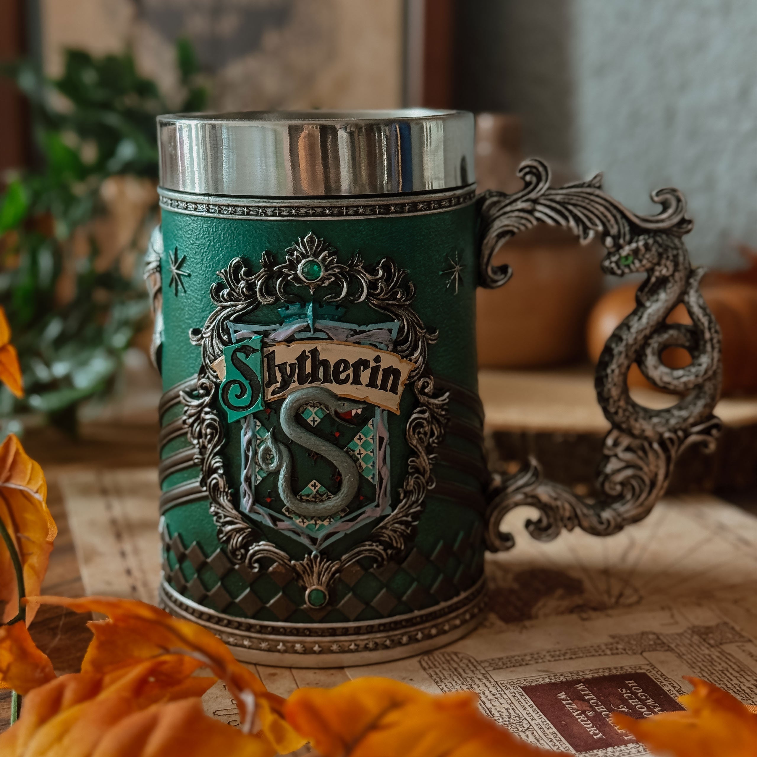 Zdjęcie produktu Harry Potter - Slytherin Logo Kufel deluxe