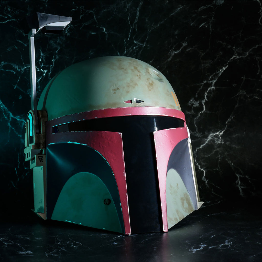 Zdjęcie produktu Boba Fett Premium Replika Hełmu Re-Armored z Efektami Świetlnymi - Star Wars