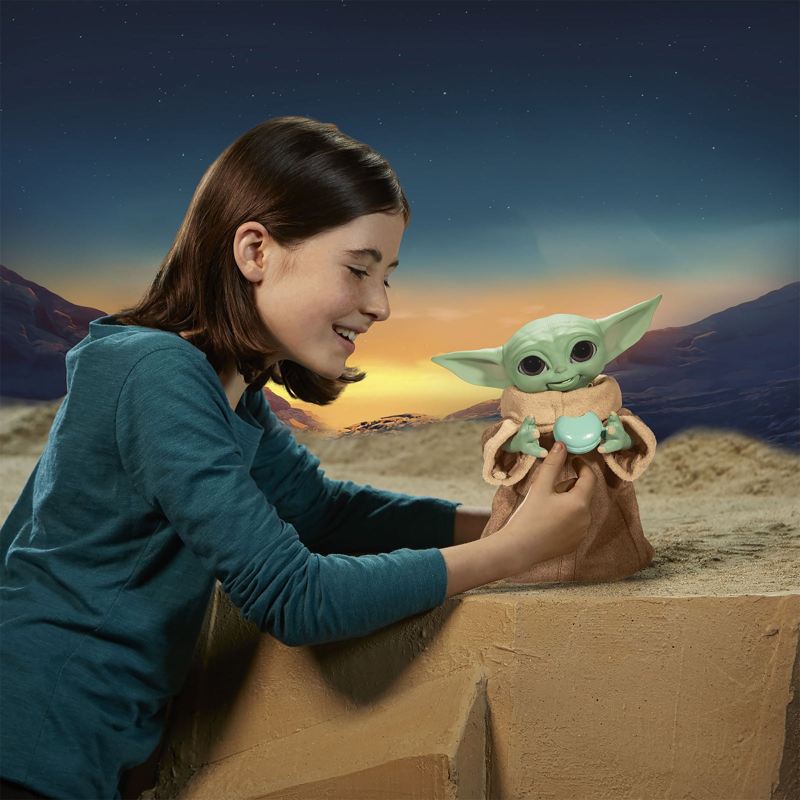 Zdjęcie produktu Grogu Galactic Snackin Interaktywna Figurka - Star Wars The Mandalorian