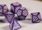 Product image Witcher - Yennefer Lilac & Gooseberries RPG Dice Set 7pcs with Collector's Coin