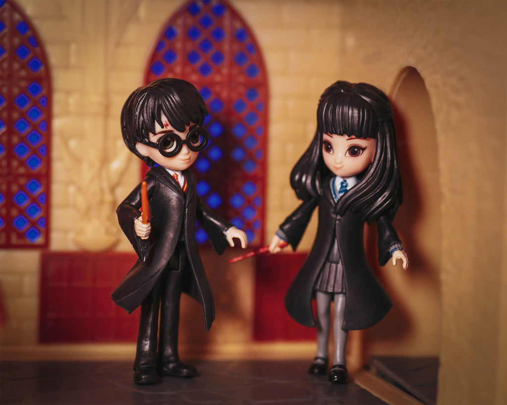 Zdjęcie produktu Harry Potter - Zestaw figurek kolekcjonerskich Harry, Cho, Hedwig i list z Hogwartu