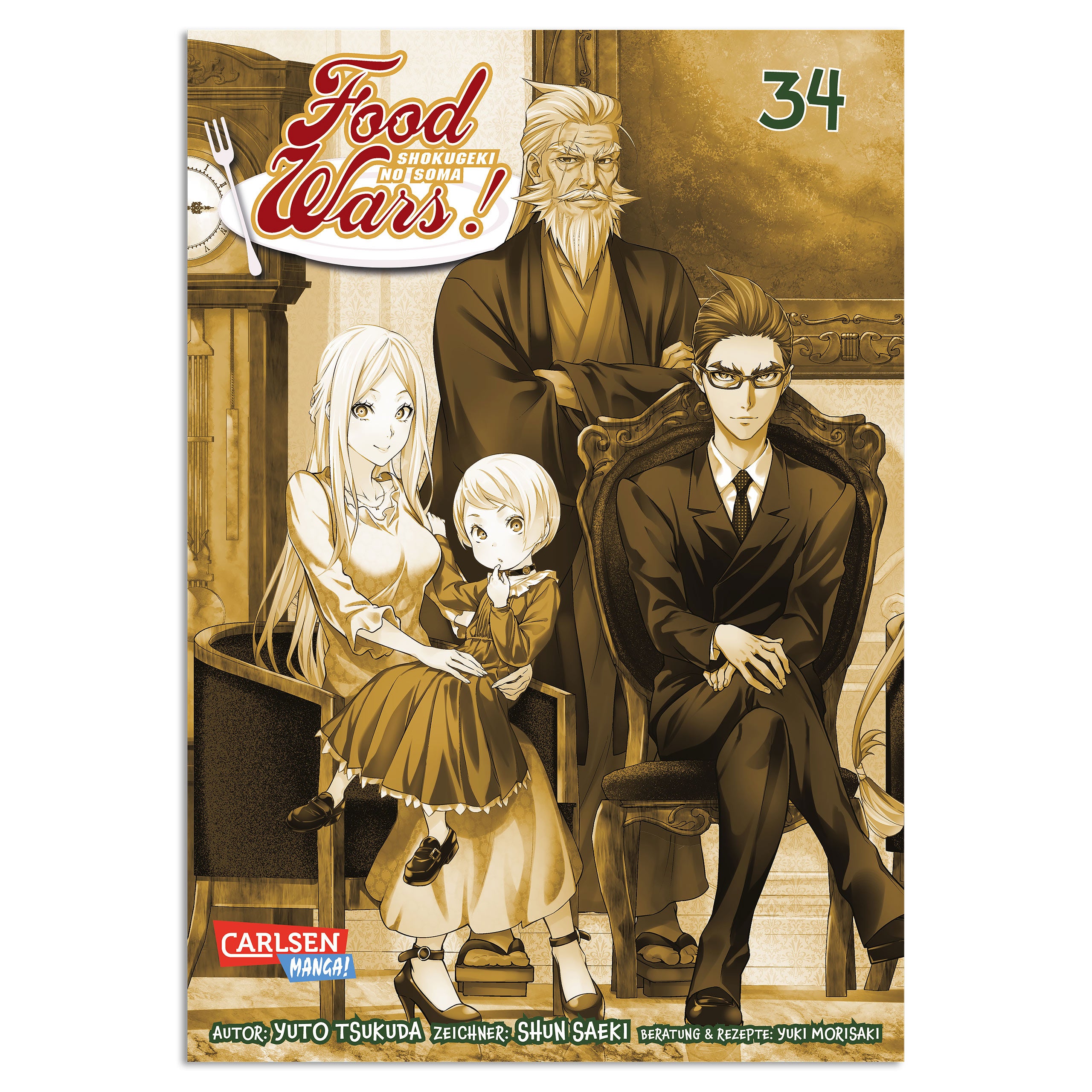 Zdjęcie produktu Food Wars - Shokugeki No Soma Tom 34 Książka w miękkiej oprawie