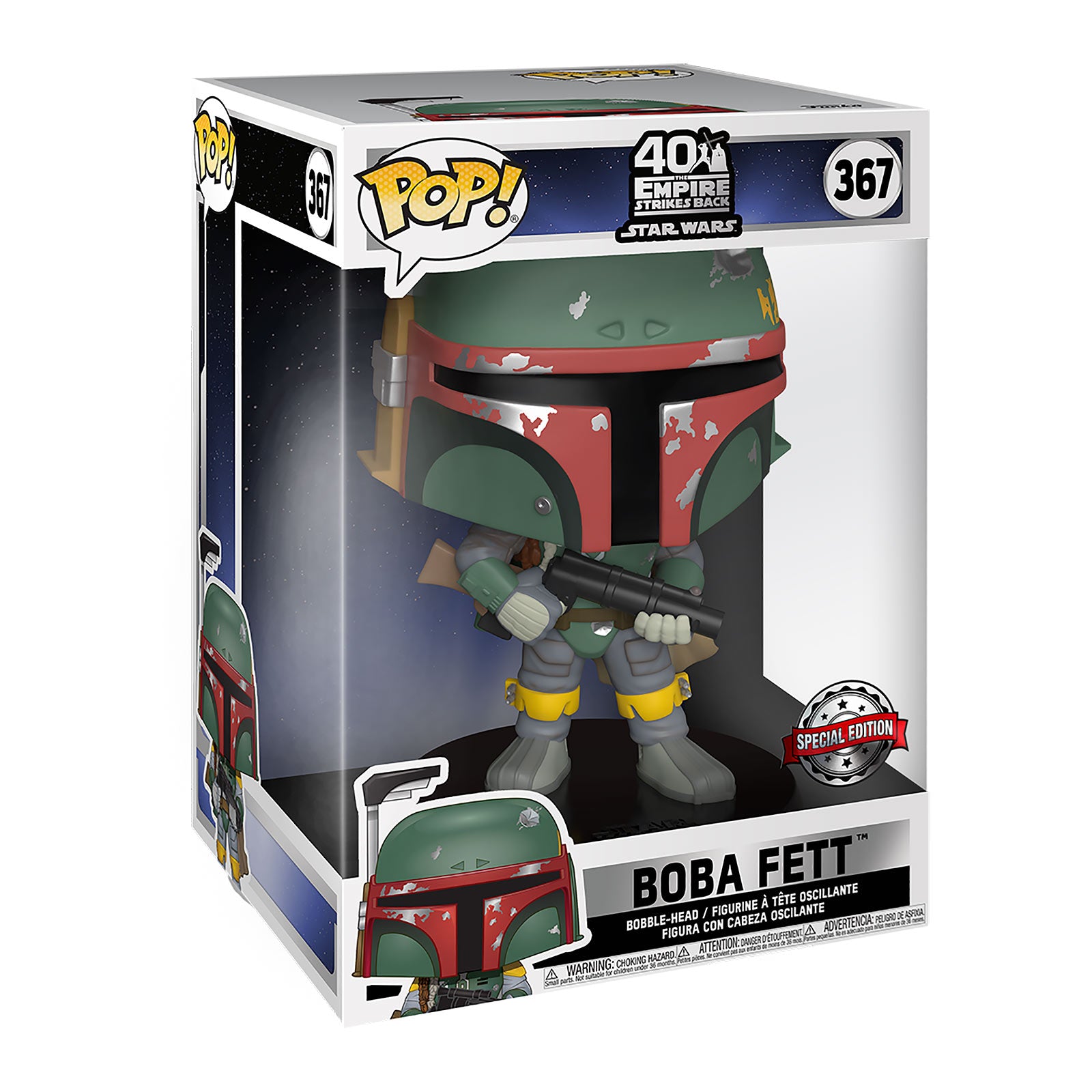 Zdjęcie produktu Star Wars - Boba Fett Funko Pop figurka z kiwającą głową 28,5 cm