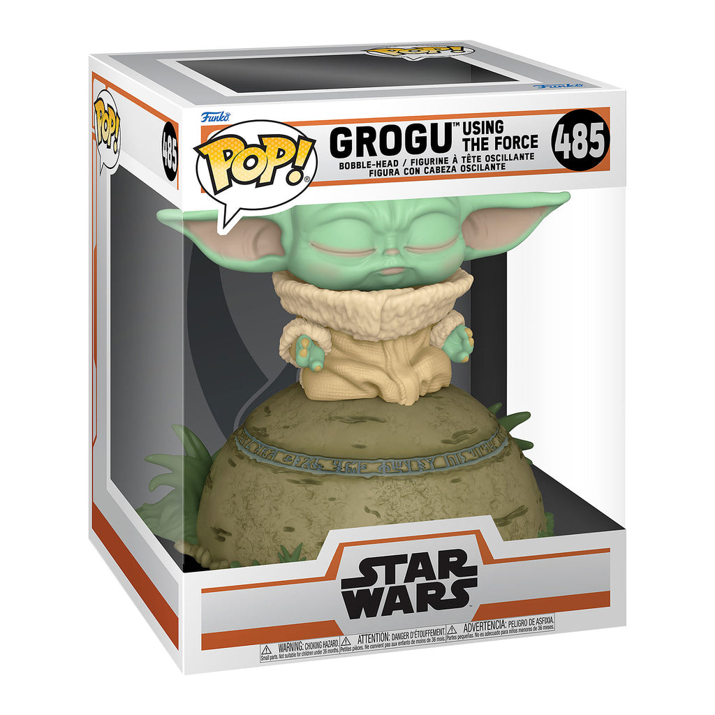 Zdjęcie produktu Grogu używający Mocy Funko Pop figurka z efektami świetlnymi i dźwiękowymi - Star Wars The Mandalorian