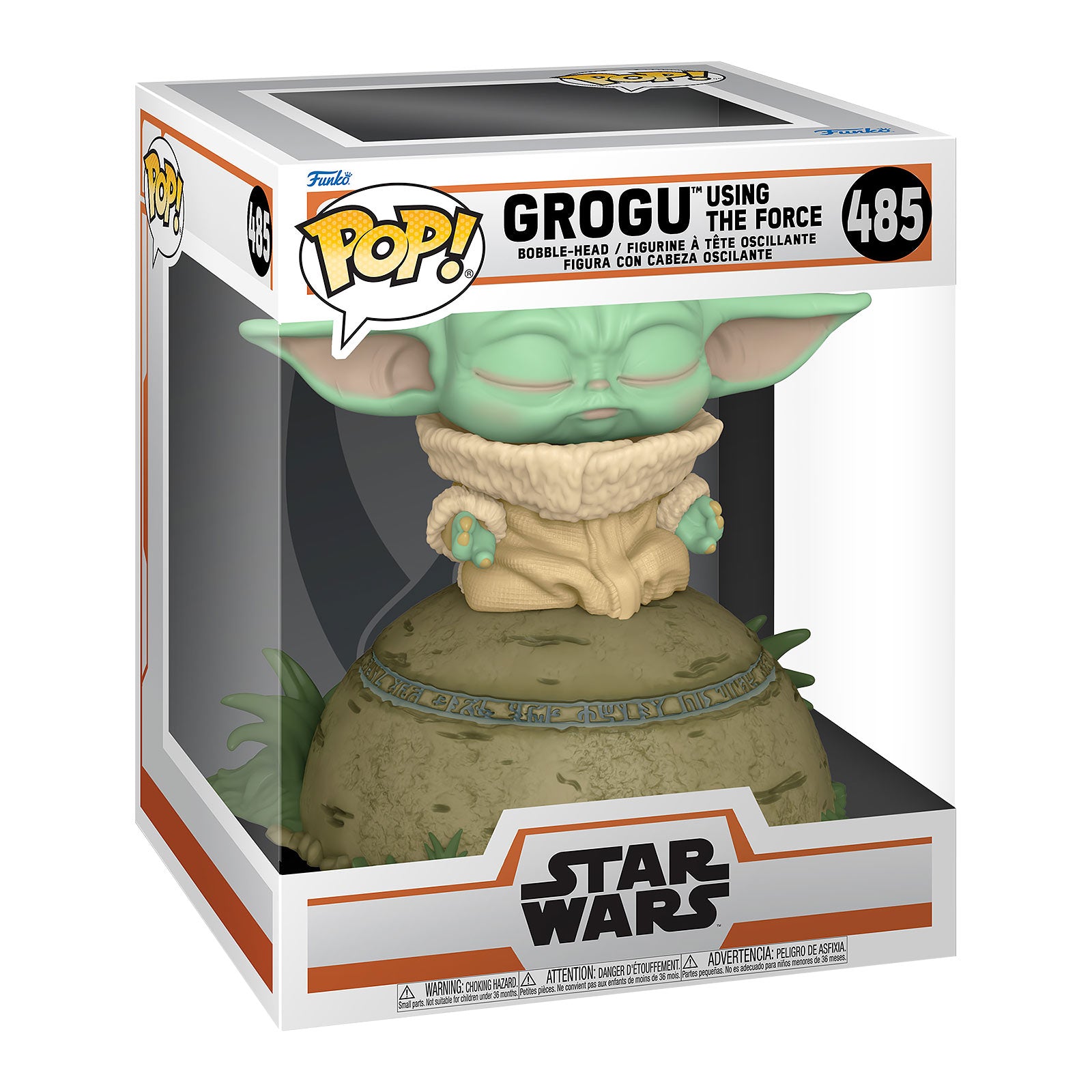 Zdjęcie produktu Grogu używający Mocy Funko Pop figurka z efektami świetlnymi i dźwiękowymi - Star Wars The Mandalorian