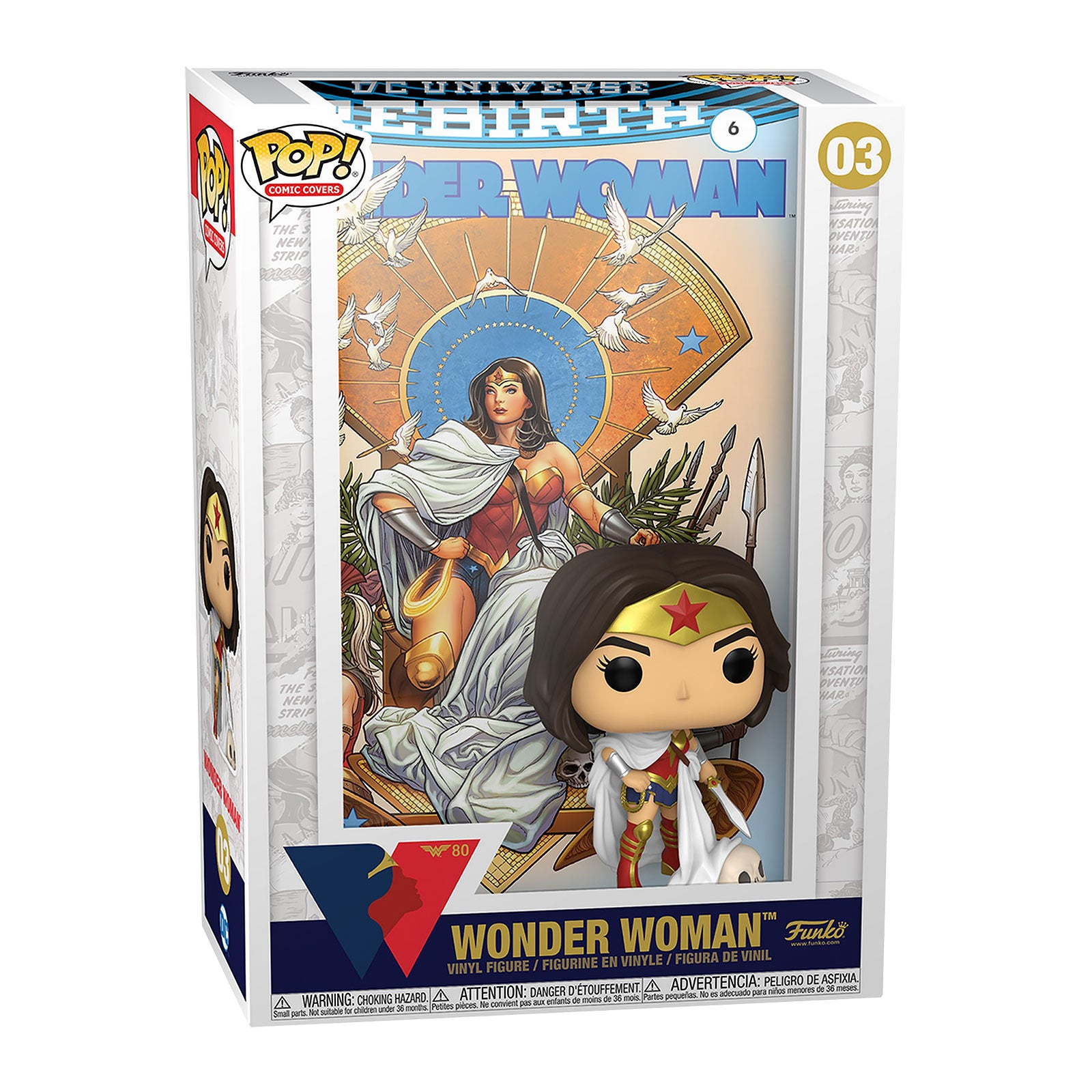 Zdjęcie produktu Wonder Woman - Rebirth On Throne Funko Pop Figurka