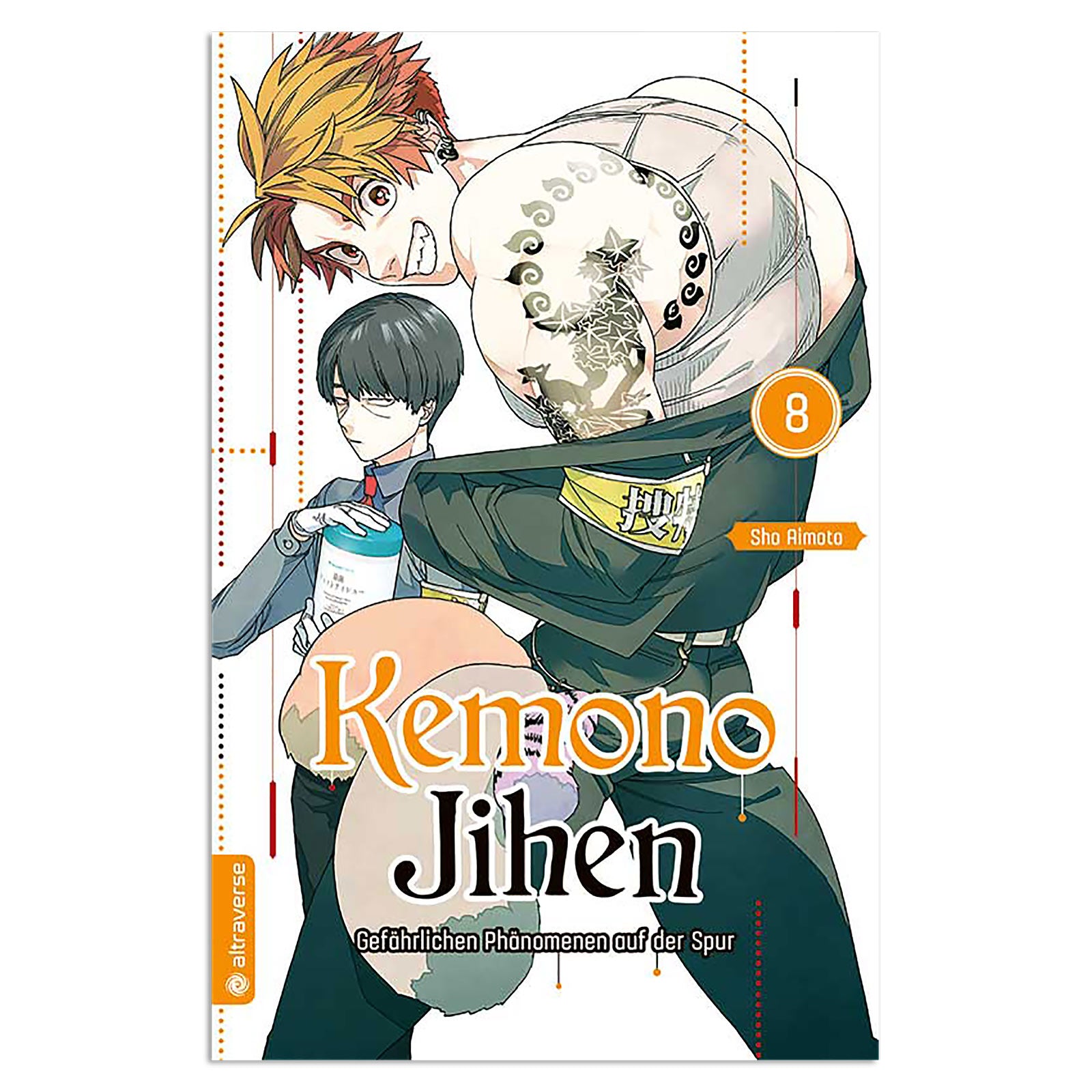 Zdjęcie produktu Kemono Jihen - Na tropie niebezpiecznych zjawisk - Tom 8, książka w miękkiej oprawie