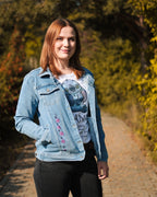 Product image Lilo & Stitch - Flowers Denim Jacket Women blue
