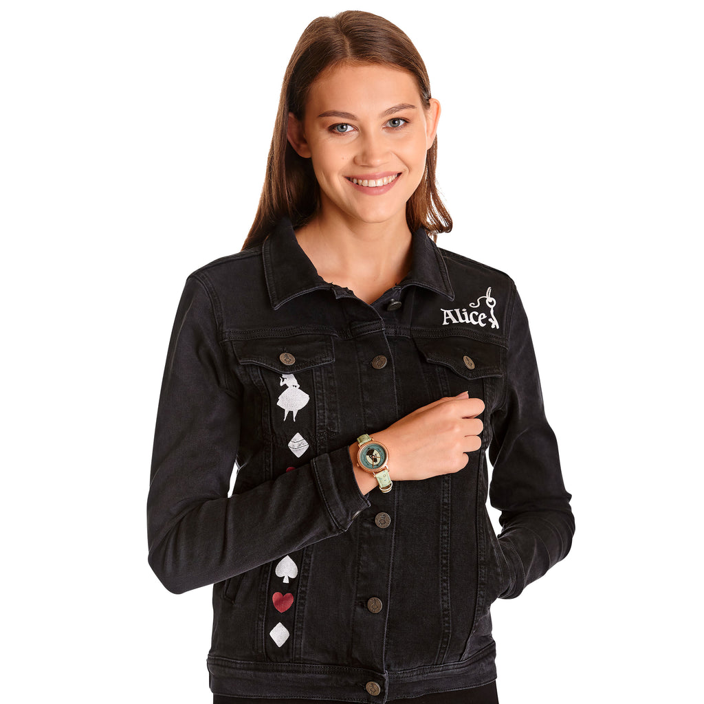 Product image Alice in Wonderland - Women's Black Denim Jacket