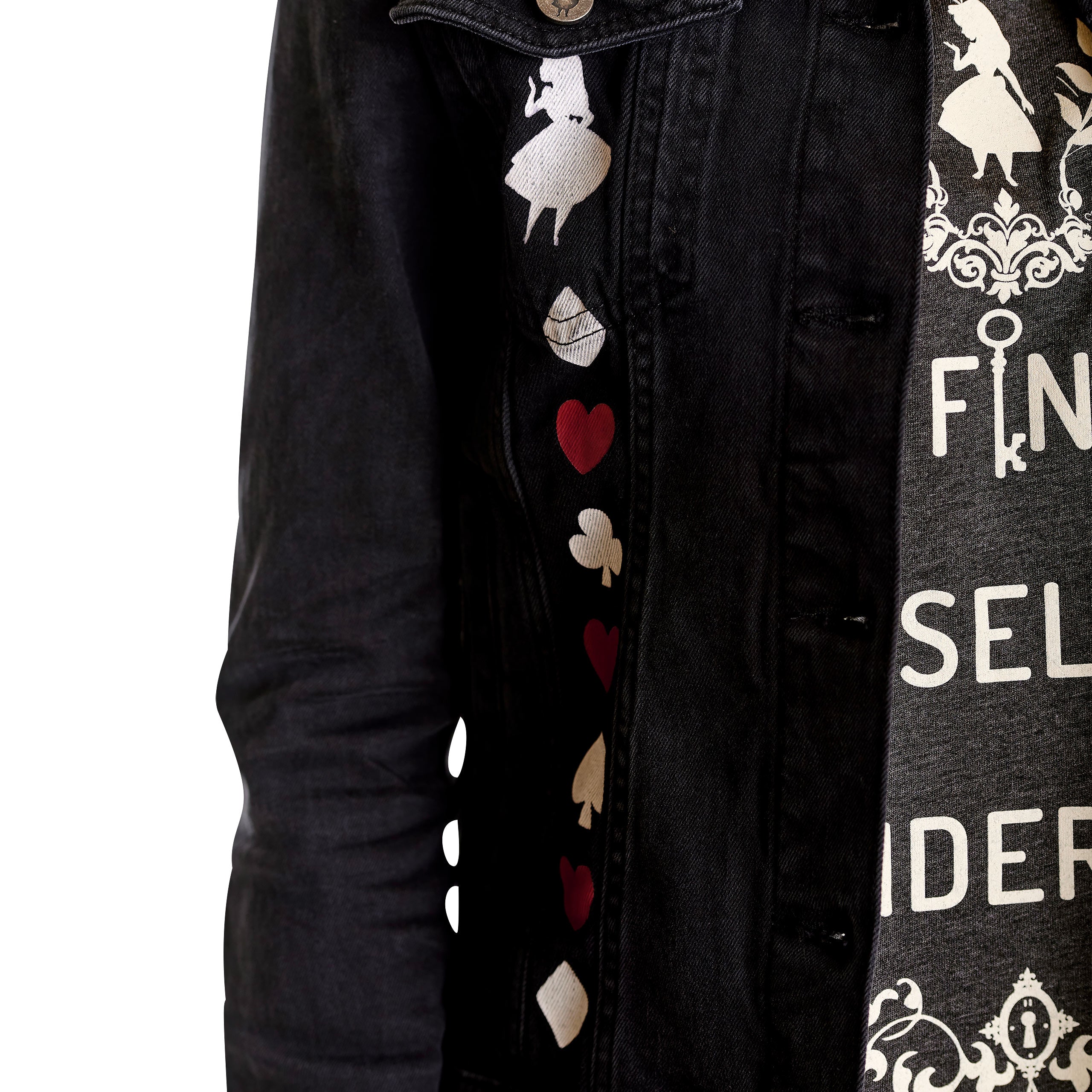 Product image Alice in Wonderland - Women's Black Denim Jacket