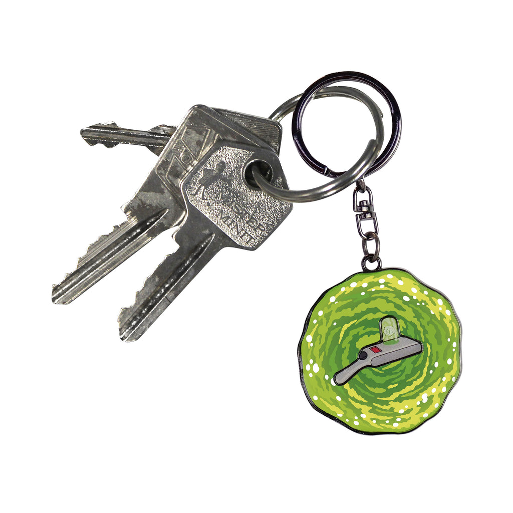 Zdjęcie produktu Rick and Morty - Brelok Portal Gun