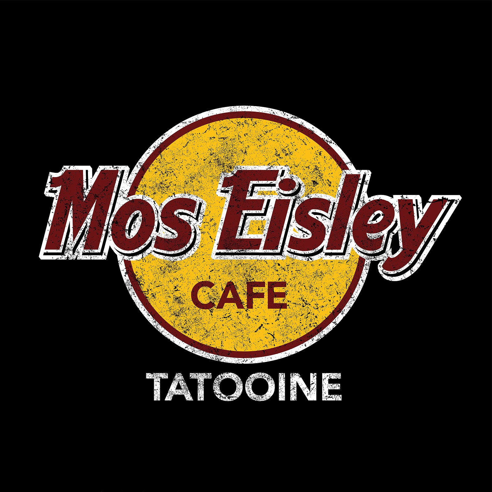 Zdjęcie produktu Koszulka Mos Eisley Cafe dla fanów Star Wars czarna