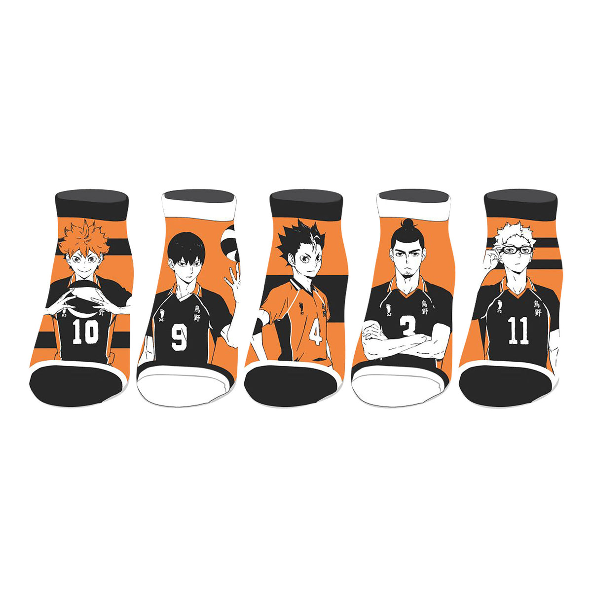 Zdjęcie produktu Haikyu!! - Zestaw 5 par skarpet Shoyo