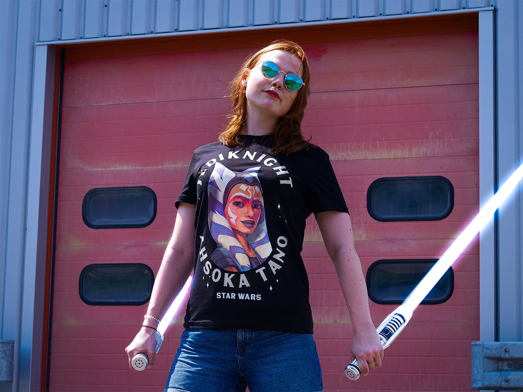 Zdjęcie produktu Star Wars - Ahsoka Tano Twarz T-Shirt czarny