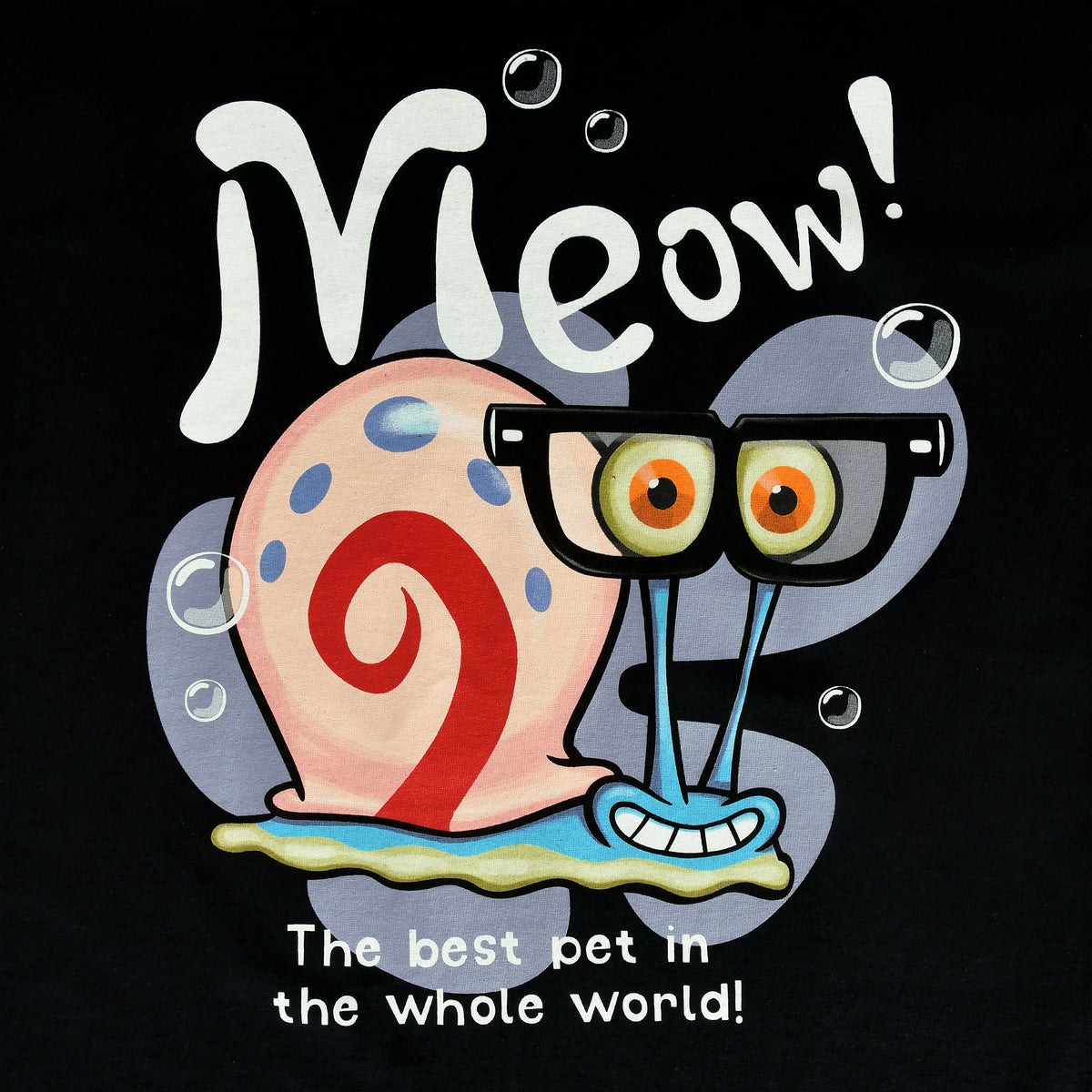 Zdjęcie produktu SpongeBob - Gary Meow! Koszulka czarna
