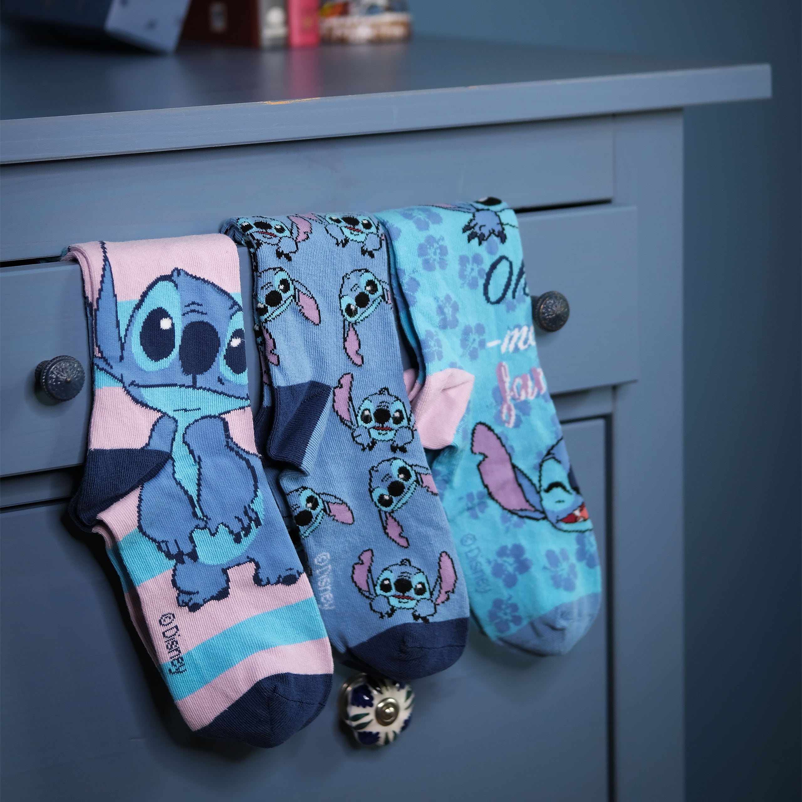 Zdjęcie produktu Lilo & Stitch - Ohana Skarpetki Zestaw 3-częściowy