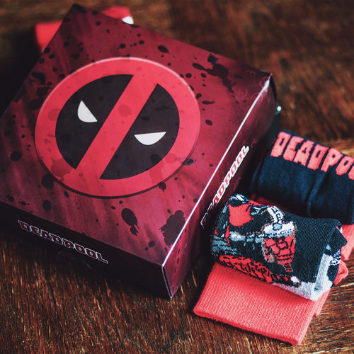 Zdjęcie produktu Skarpetki Deadpool Zestaw 3 szt.