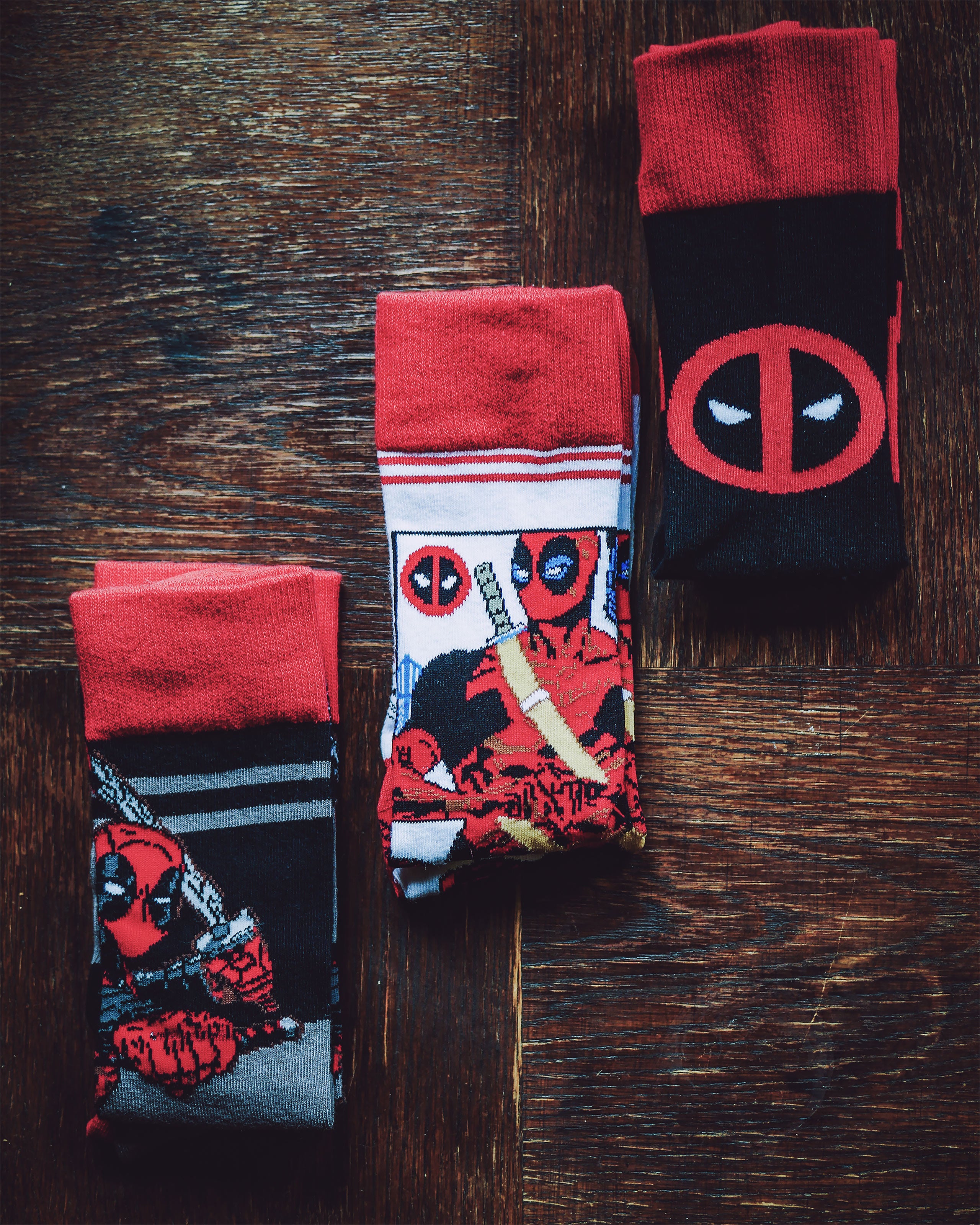 Zdjęcie produktu Skarpetki Deadpool Zestaw 3 szt.