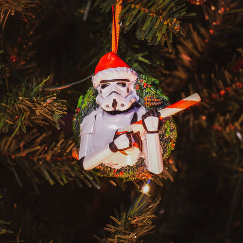 Zdjęcie produktu Świąteczny wianek Stormtrooper - ozdoba choinkowa Star Wars