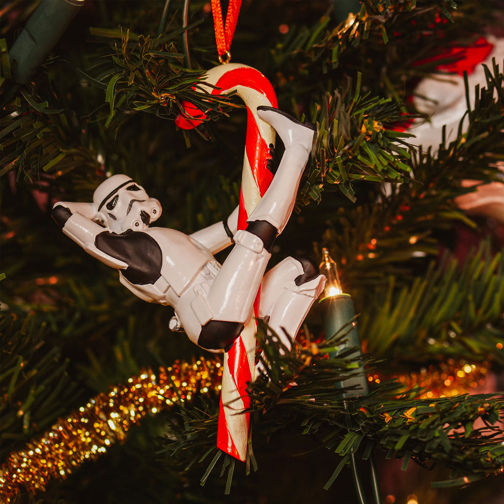 Product image Stormtrooper Candy Cane Christmas Tree Ornament - Star Wars
