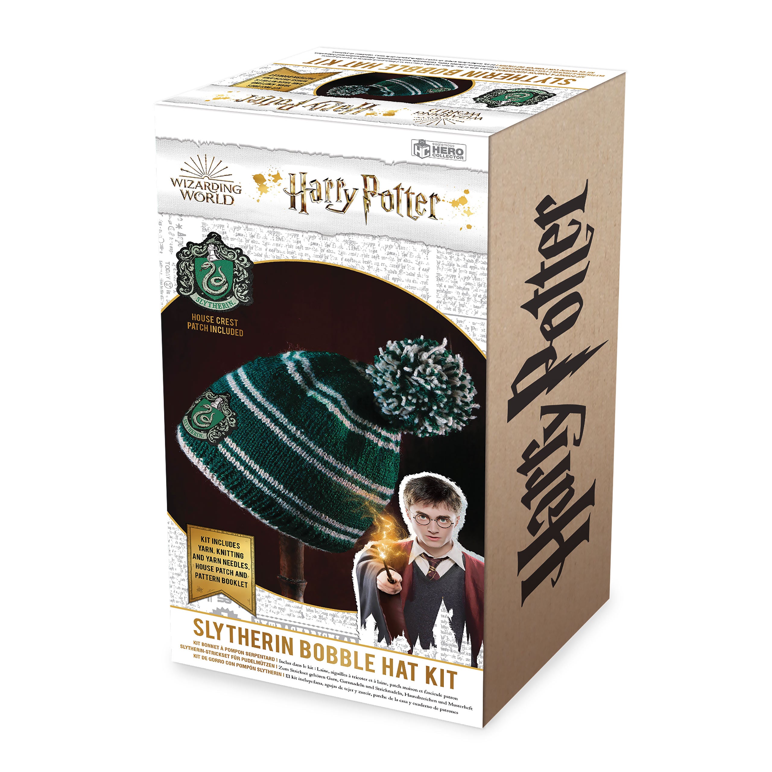 Product image Slytherin Bobble Hat Knitting Set - Harry Potter