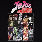 Zdjęcie produktu JoJo's Bizarre Adventure - Koszulka z postaciami czarna