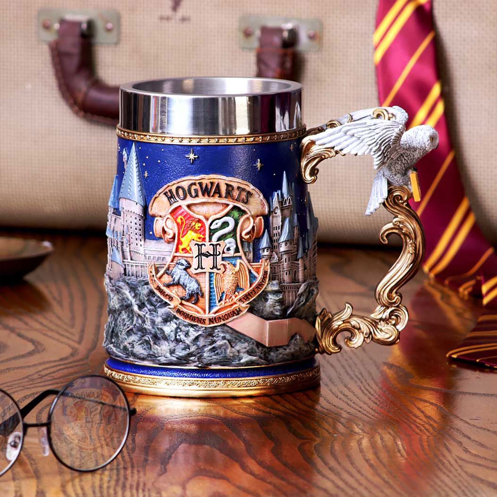 Zdjęcie produktu Harry Potter - Deluxe Kufel z Logo Hogwartu