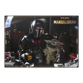 Zdjęcie produktu The Mandalorian & Grogu podkładka na biurko - Star Wars