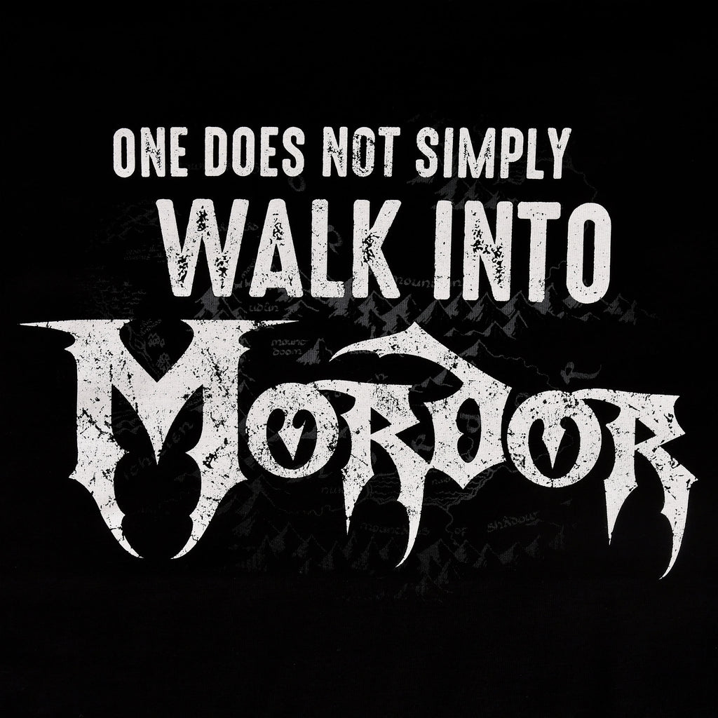 Zdjęcie produktu Władca Pierścieni - Walk Into Mordor T-Shirt czarne