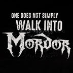 Zdjęcie produktu Władca Pierścieni - Walk Into Mordor T-Shirt czarne
