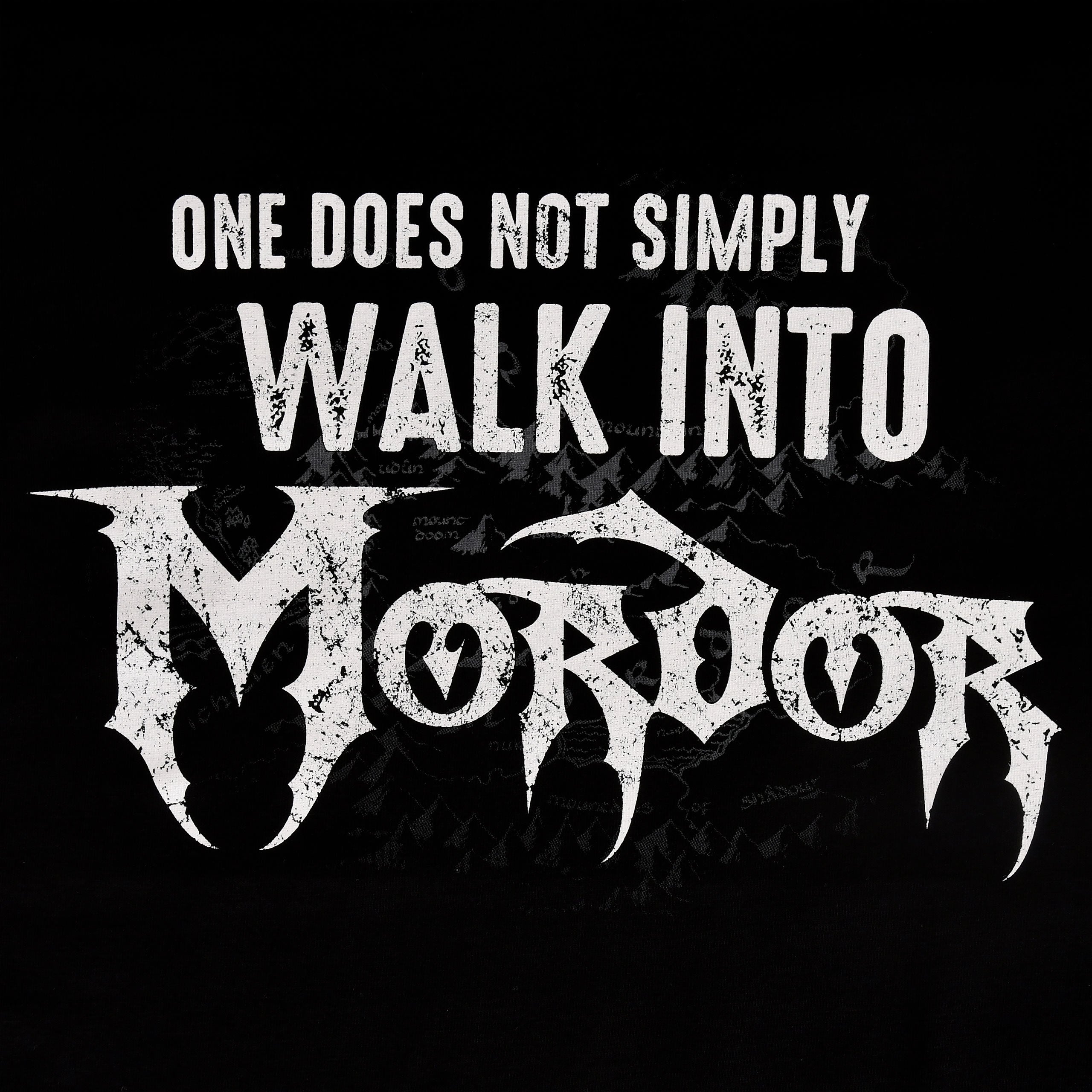 Zdjęcie produktu Władca Pierścieni - Walk Into Mordor T-Shirt czarne