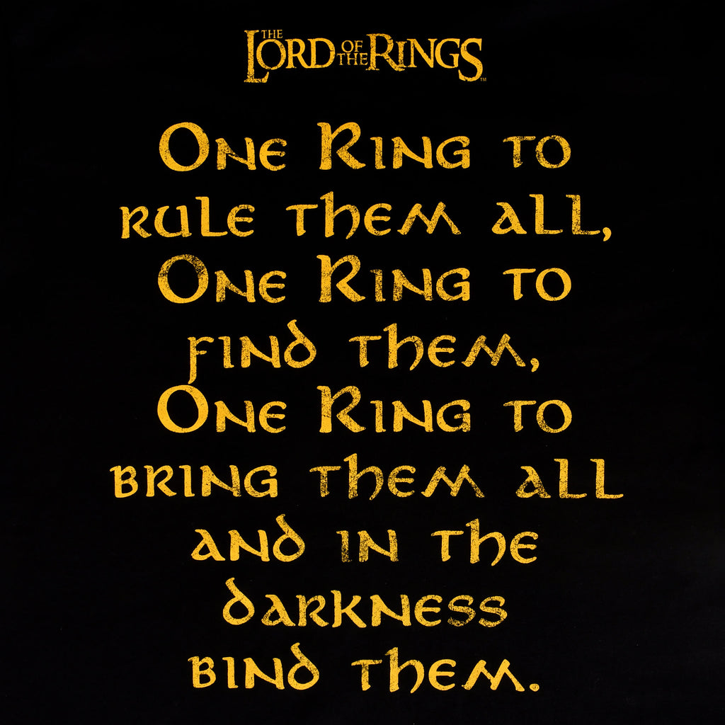 Zdjęcie produktu Władca Pierścieni - Koszulka One Ring to Rule czarna