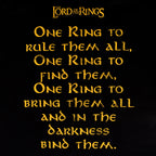 Zdjęcie produktu Władca Pierścieni - Koszulka One Ring to Rule czarna